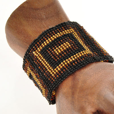 BRACCIALI ELASTICI MICROPERLINE DISEGNI ETNICI - Image 4