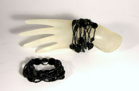 BRACCIALI ELASTICI 12 FILI CON PERLE IN VETRO - Image 13