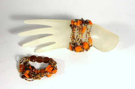 BRACCIALI ELASTICI 12 FILI CON PERLE IN VETRO - Image 15