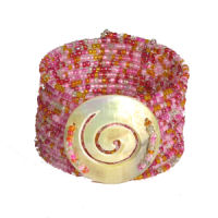 BRACCIALI RIGIDI CON MADREPERLA SPIRALE