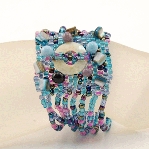 BRACCIALI ONDA CON CIONDOLO MADREPERLA - Image 24