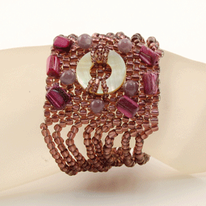 BRACCIALI ONDA CON CIONDOLO MADREPERLA - Image 26