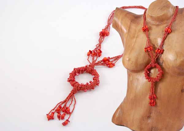 COLLANE LUNGHE NAZAR CON ANELLO E PIETRE - Image 4