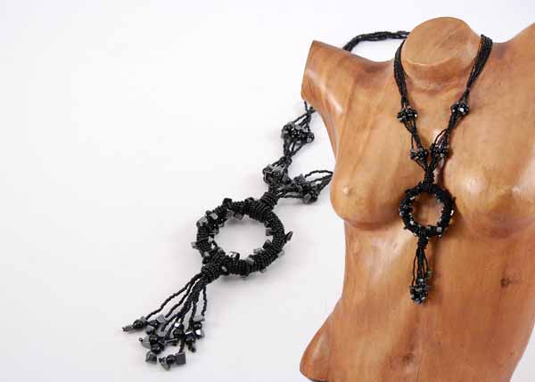 COLLANE LUNGHE NAZAR CON ANELLO E PIETRE - Image 6