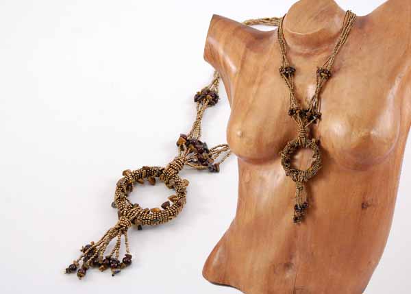 COLLANE LUNGHE NAZAR CON ANELLO E PIETRE - Image 7