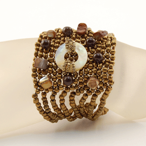 BRACCIALI ONDA CON CIONDOLO MADREPERLA - Image 27