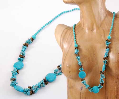 COLLANE TURCHESE CON CORALLO - Image 2