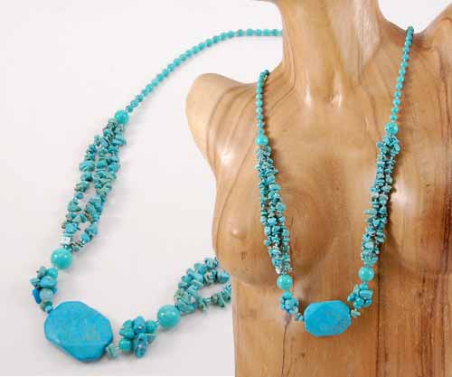 COLLANE TURCHESE CON CORALLO - Image 2