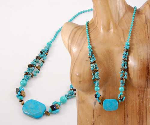 COLLANE TURCHESE CON CORALLO - Image 3