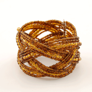 BRACCIALI RIGIDI PERLINE DOPPIA TRECCIA BIG - Image 6