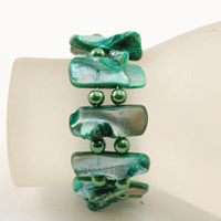 BRACCIALI RIGIDI APERTI MADREPERLA COLORATE