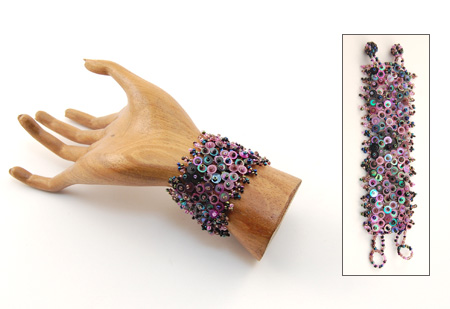 BRACCIALI ELASTICI APERTI CON PAILLETTES - Image 2