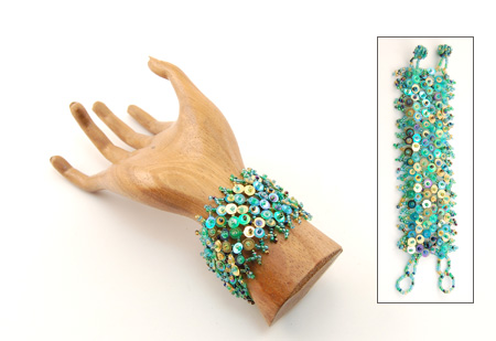 BRACCIALI ELASTICI APERTI CON PAILLETTES - Image 8