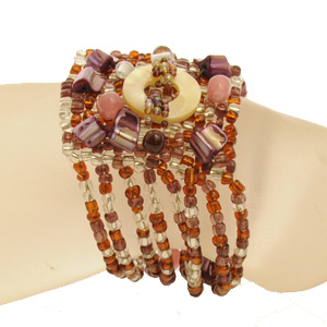 BRACCIALI ONDA CON CIONDOLO MADREPERLA - Image 30