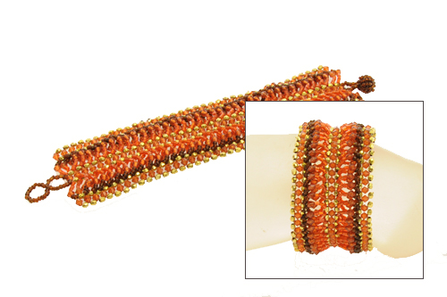 BRACCIALI APERTI CON PERLINE MULTIFILO - Image 11