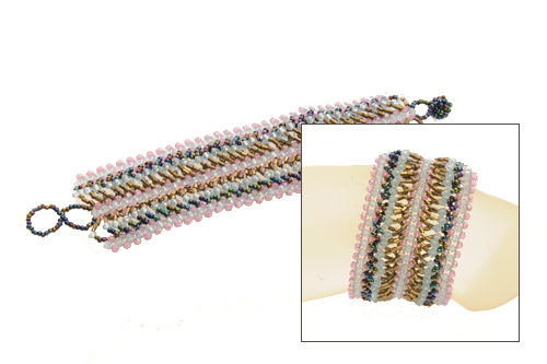 BRACCIALI APERTI CON PERLINE MULTIFILO - Image 20