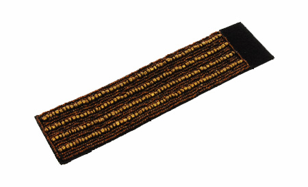 BRACCIALI CON PERLINE STRIPE E CHIUSURA STRAP CM 5 - Image 6