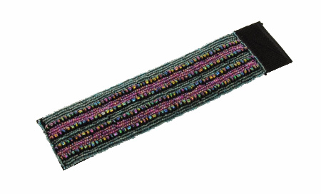 BRACCIALI CON PERLINE STRIPE E CHIUSURA STRAP CM 5 - Image 12
