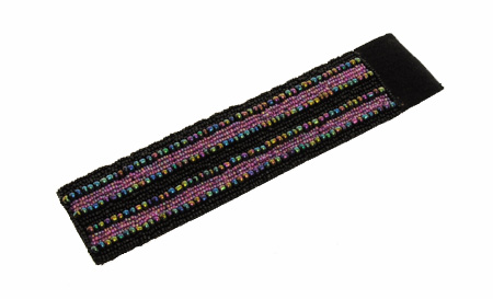 BRACCIALI CON PERLINE STRIPE E CHIUSURA STRAP CM 5 - Image 14
