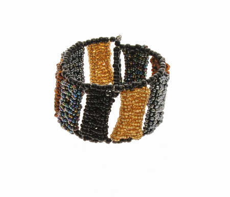 BRACCIALI PERLINE RIGIDI APERTI CRIWUL STRIPE - Image 3