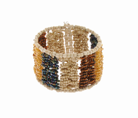 BRACCIALI PERLINE RIGIDI APERTI CRIWUL STRIPE - Image 4