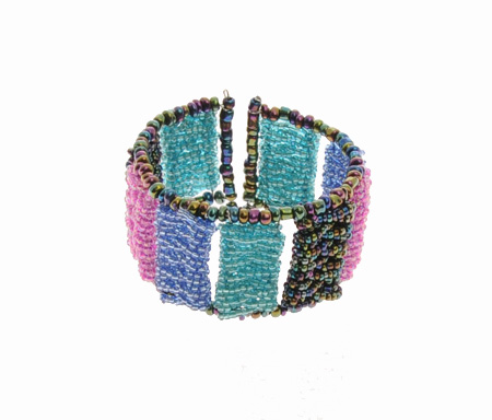 BRACCIALI PERLINE RIGIDI APERTI CRIWUL STRIPE - Image 5