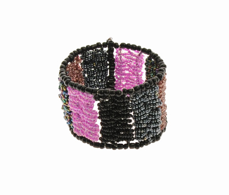 BRACCIALI PERLINE RIGIDI APERTI CRIWUL STRIPE - Image 6