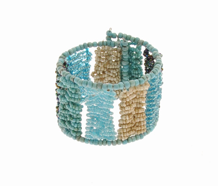 BRACCIALI PERLINE RIGIDI APERTI CRIWUL STRIPE - Image 9