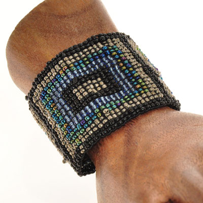 BRACCIALI ELASTICI MICROPERLINE DISEGNI ETNICI - Image 11