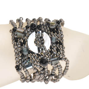 BRACCIALI ONDA CON CIONDOLO MADREPERLA - Image 19