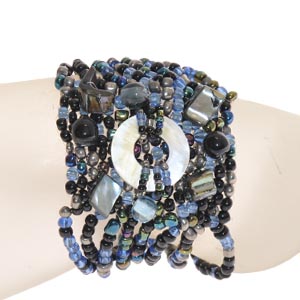 BRACCIALI ONDA CON CIONDOLO MADREPERLA - Image 20