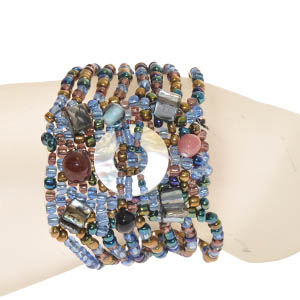 BRACCIALI ONDA CON CIONDOLO MADREPERLA - Image 32