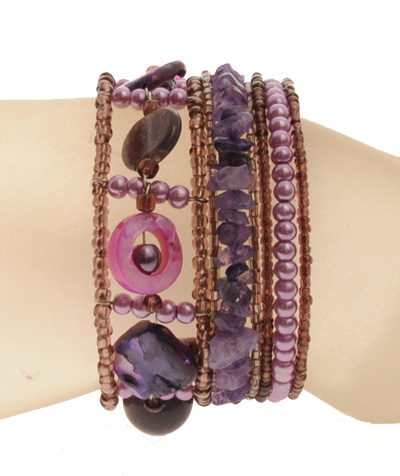 BRACCIALI RIGIDI TANGGA COIN MUTIARA CERAMIC STYLE - Image 9