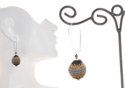 ORECCHINI IN COTONE A UNCINETTO MANIZ RAJUT STYLE