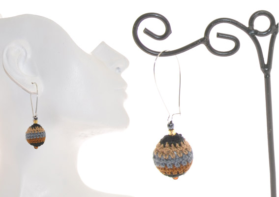 ORECCHINI IN COTONE A UNCINETTO MANIZ RAJUT STYLE - Image 6