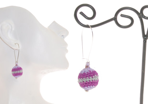 ORECCHINI IN COTONE A UNCINETTO MANIZ RAJUT STYLE - Image 4