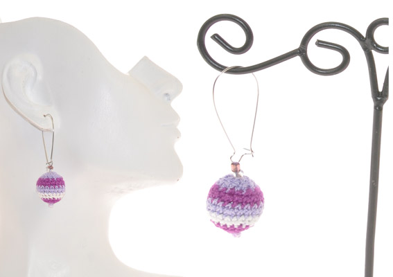 ORECCHINI IN COTONE A UNCINETTO MANIZ RAJUT STYLE - Image 7