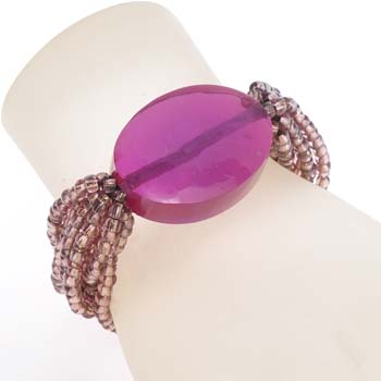 BRACCIALI ELASTIC 10 LINE OVAL RESIN TINTA UNITA - Image 7