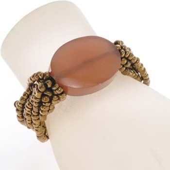 BRACCIALI ELASTIC 10 LINE OVAL RESIN TINTA UNITA - Image 8