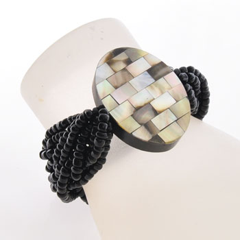 BRACCIALI ELASTICI 10 LINES MOZAIC OVAL TINTA UNITA - Image 4