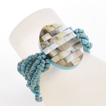 BRACCIALI ELASTICI 10 LINES MOZAIC OVAL TINTA UNITA - Image 6