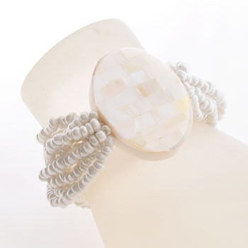 BRACCIALI ELASTICI 10 LINES MOZAIC OVAL TINTA UNITA - Image 7