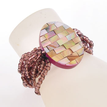 BRACCIALI ELASTICI 10 LINES MOZAIC OVAL TINTA UNITA - Image 8