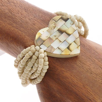 BRACCIALI ELASTICI 10 LINES MOZAIC JANTUNG TINTA UNITA - Image 3