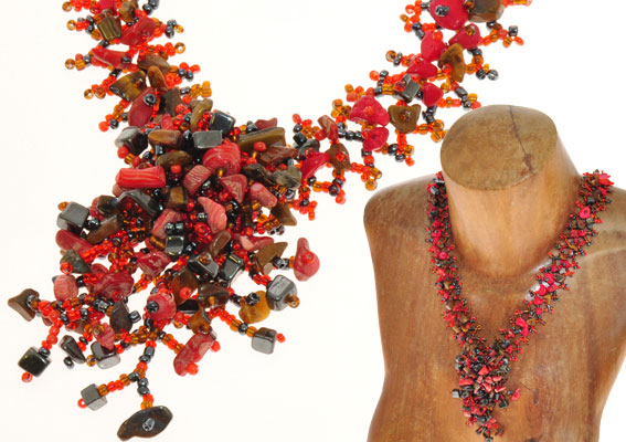 COLLANE NET STONES FLOWER - Image 4