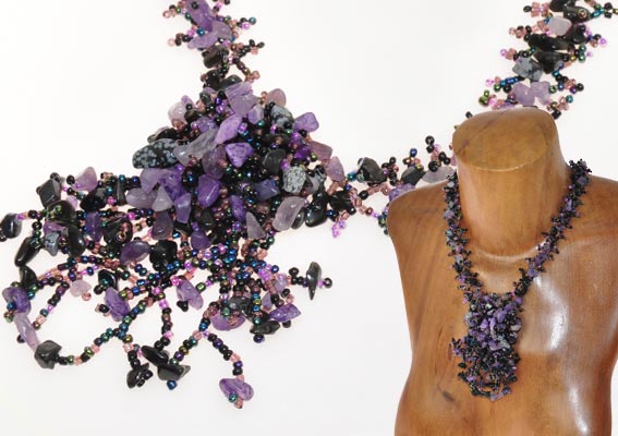 COLLANE NET STONES FLOWER - Image 7