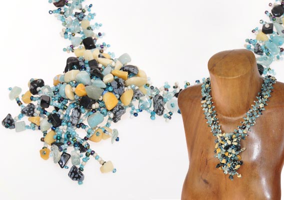 COLLANE NET STONES FLOWER - Image 8