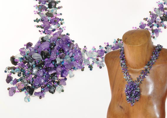 COLLANE NET STONES FLOWER - Image 9