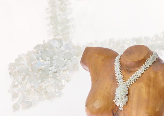 COLLANE NET STONES FLOWER TINTA UNITA - Image 4