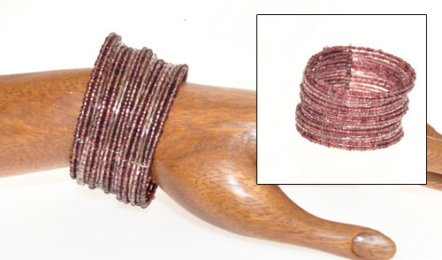 BRACCIALETTI RIGIDI CON PERLINE 18 FILI - Image 4